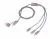 Troika Dreizack 3-in-1 Latauskaapeli  iPhone / Micro-usb / Usb tyyppi-C
