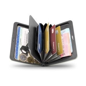 Ögon Designs Alumiinilompakko Smart Case Large Carbon