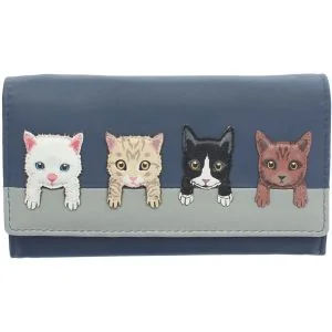 Mala Leather Nahkakukkaro Cats on wall