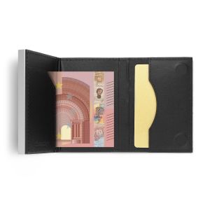 Ögon Designs Cascade Wallet RFID Pop-Up Lompakko Musta