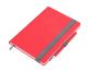 SlimPad Kätevä A5-muistikirja pisteillä ja kynällä punainen